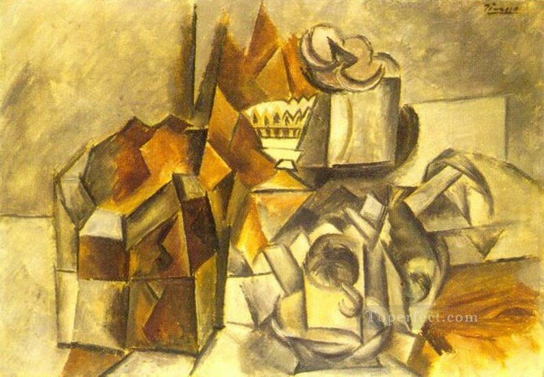 Caja taza Compotier 1909 Pablo Picasso Pintura al óleo
